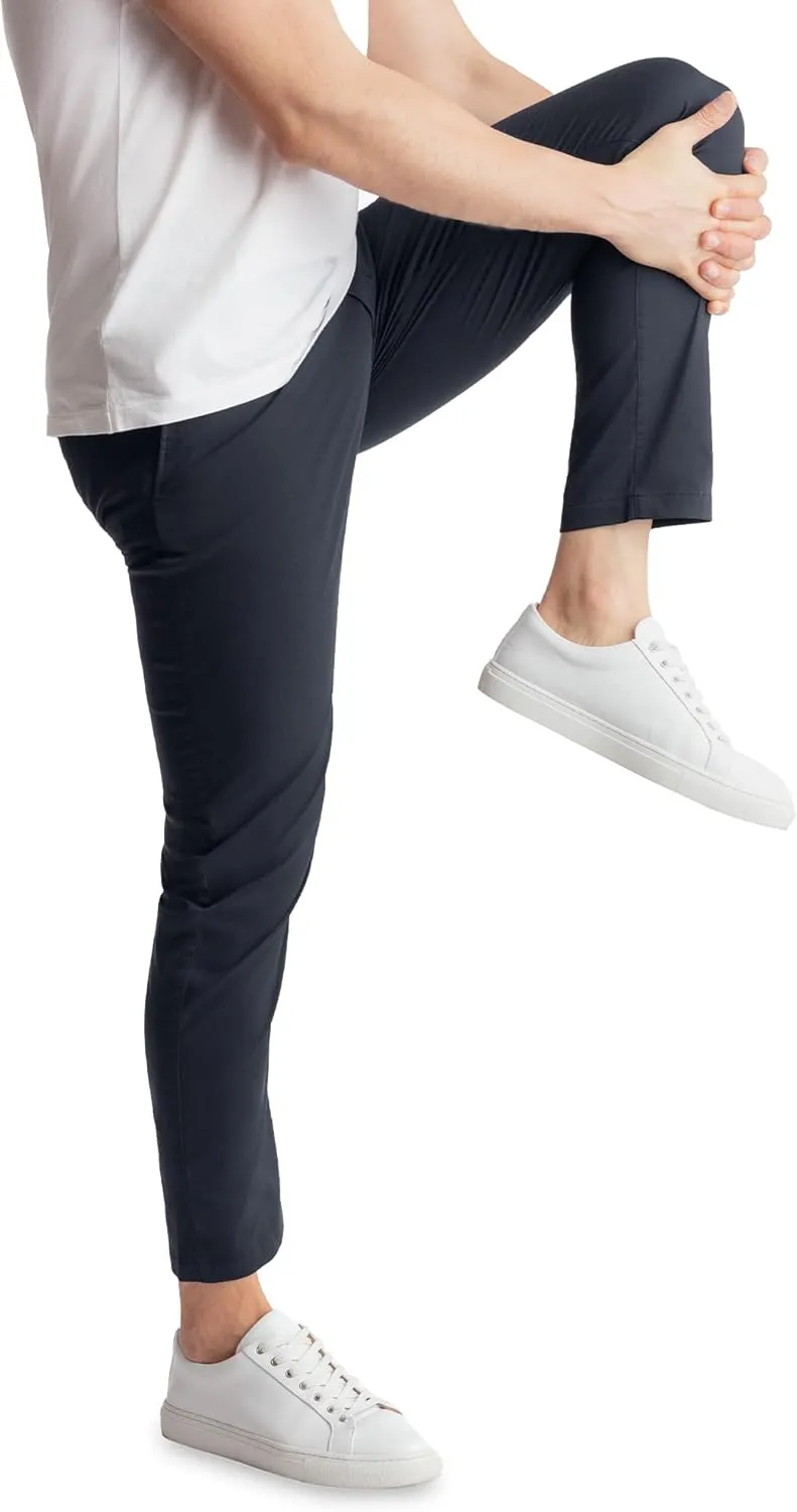 birddogs Mens Stretch Khakis  Casual, Slim Fit Pants