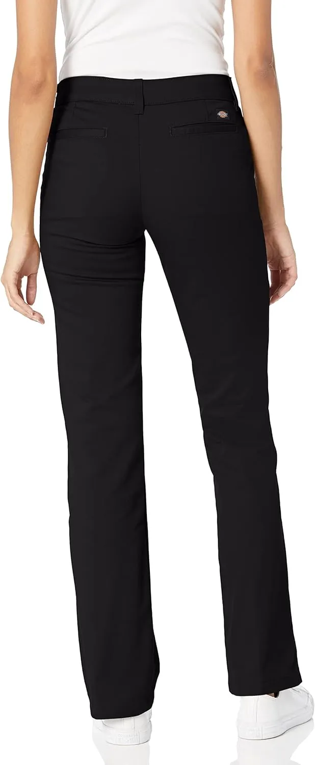 Dickies Women's Slim Bootcut Twill Pants