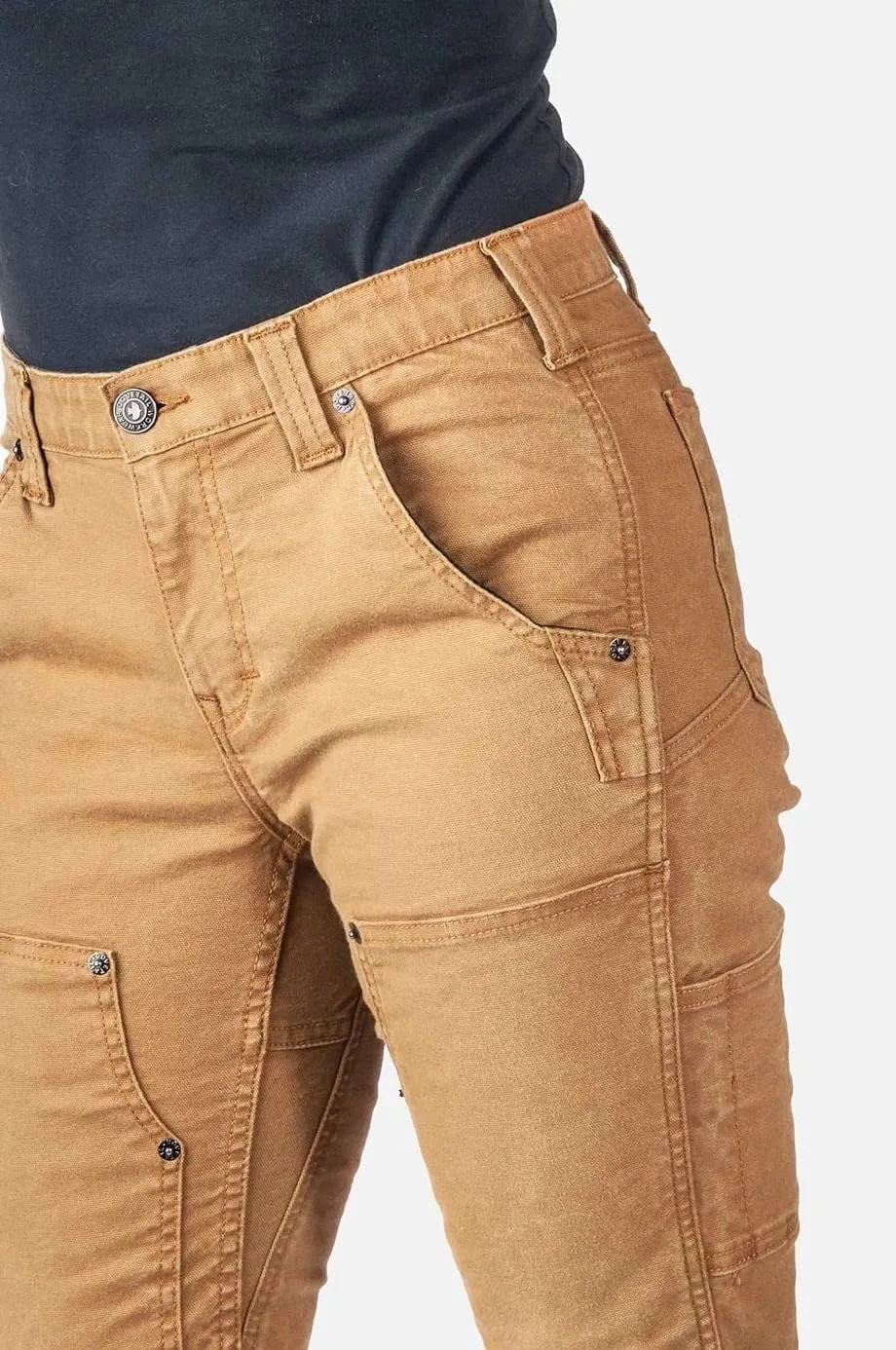 Dovetail Workwear Maven X Cargo Pants for Women, Slim Leg Fit, 10 Functional Pockets