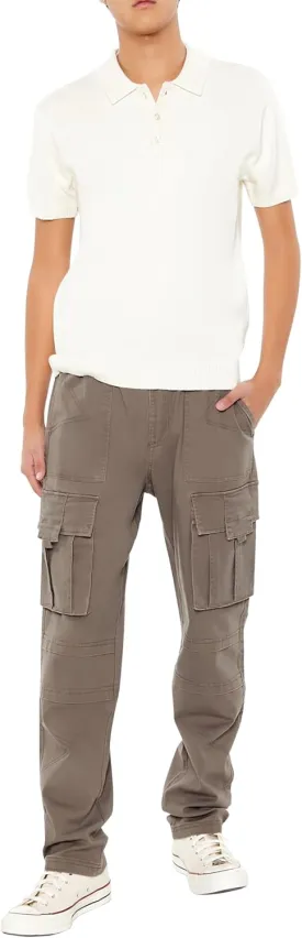 Forever 21 Men's Slim-fit Drawstring Cargo Pants