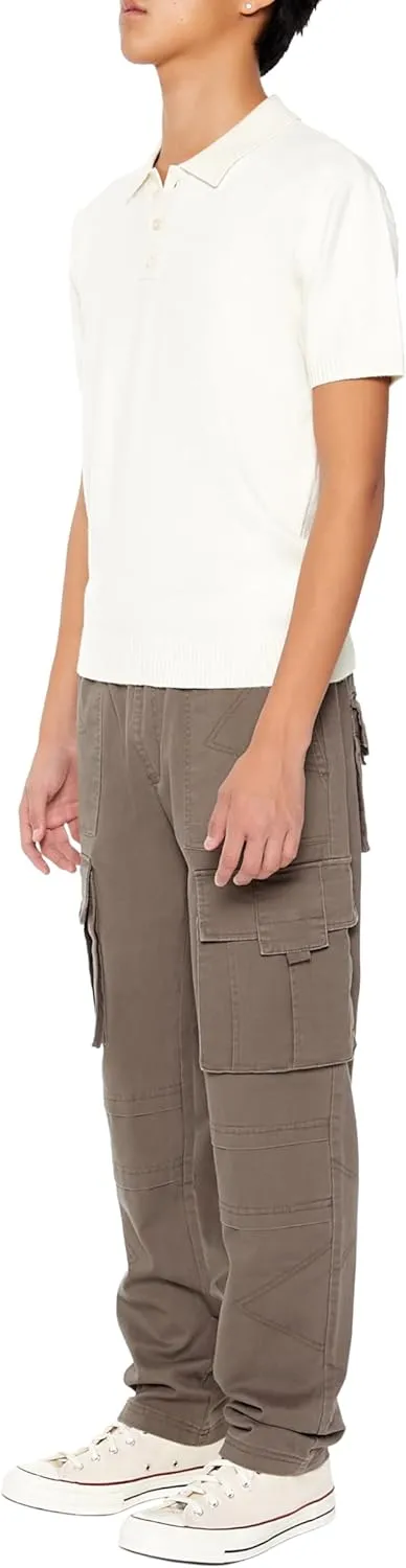 Forever 21 Men's Slim-fit Drawstring Cargo Pants