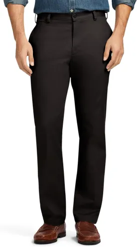 IZOD Men's American Chino Flat Front Slim Fit Pant