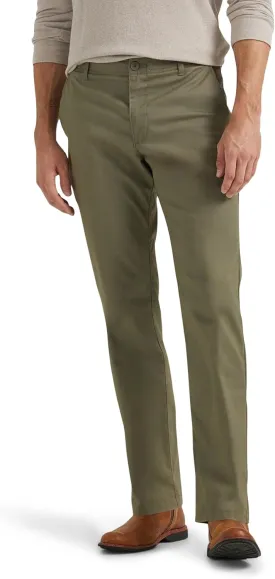 Lee Men's Extreme Motion Flat Front Slim Straight Pant