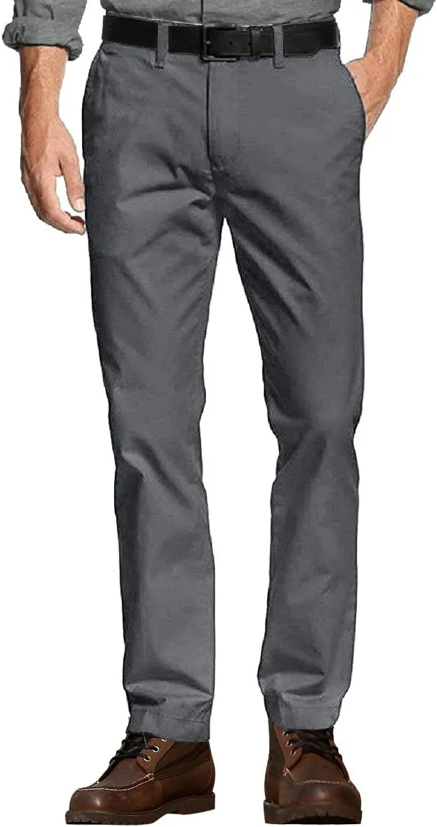 Match Men's Slim Tapered Stretchy Casual Pants #8105