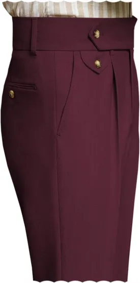 Men's Slim Fit Business Pants Flat Front Classic Fit Dress Pants Casual Straight Trousers
