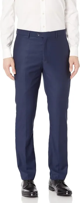 Men's Slim Fit Solid Dress Pants