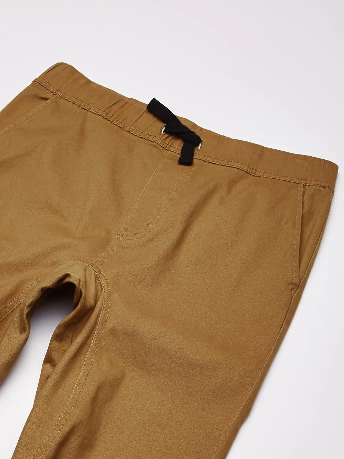 Southpole Boys' Cotton Twill Jogger Pants, Elastic Band Waist and Bottom, Age 8-18